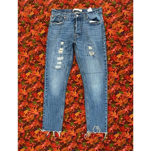 Levi’s 501 Big Girls Skinny Size 20 Regular - Picture 1 of 7